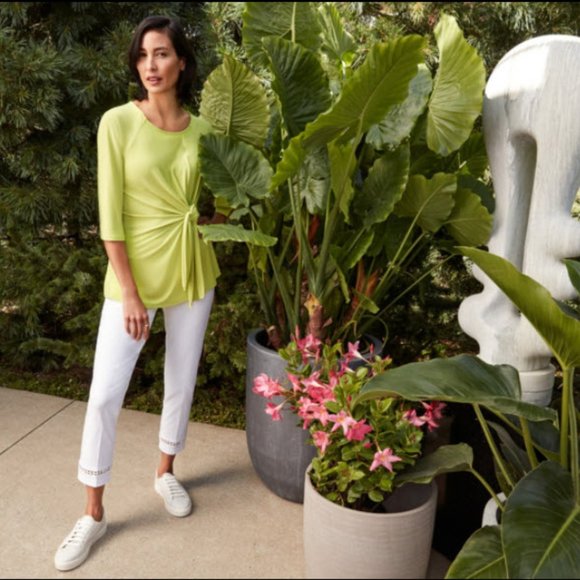 Knotted Top in Limelight - Picture 1 of 5